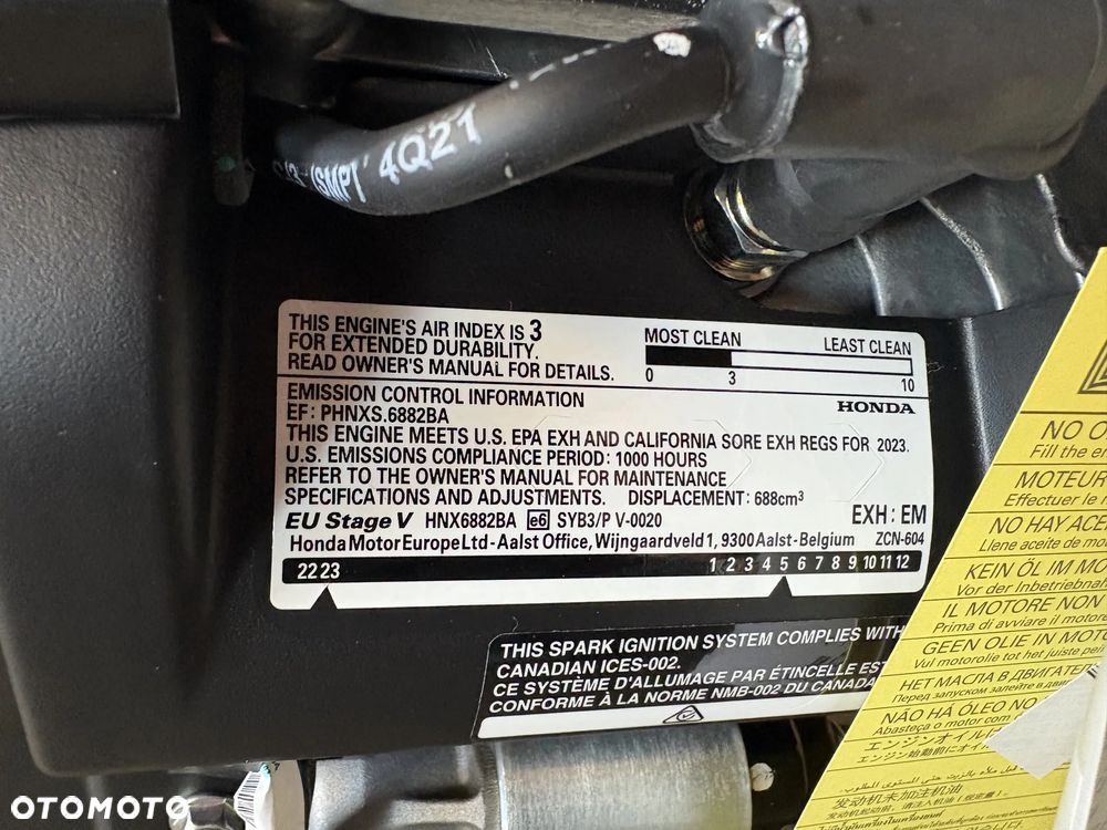 FV23% Nowy Silnik HONDA GX690 GX 690 22,1KM - 10