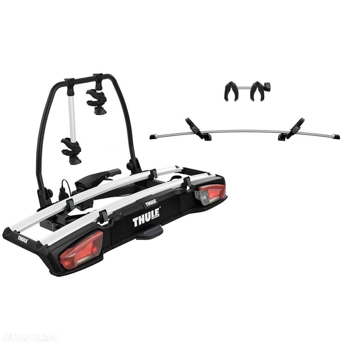 Suport 3 biciclete Thule VeloSpace 938 XT2 cu prindere pe carligul de remorcare (13pini) - 1