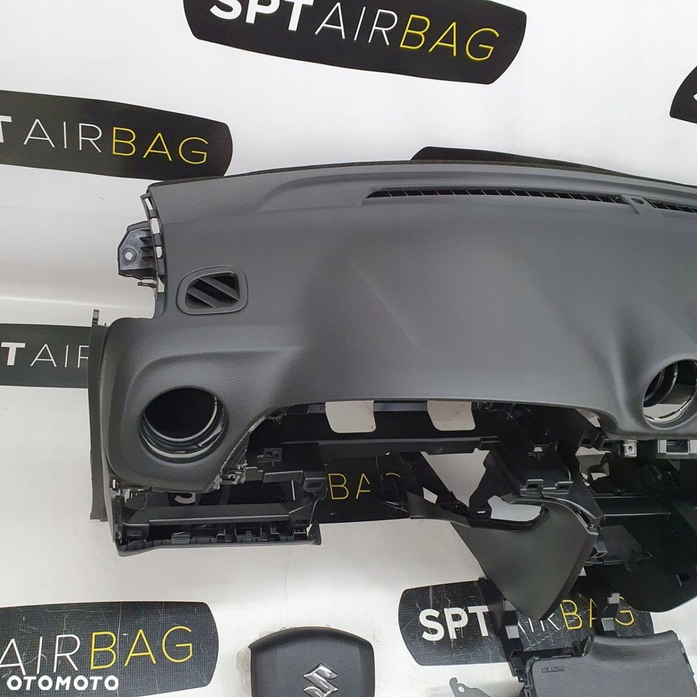 SUZUKI VITARA MIĘKKA DESKA ROZDZIELCZA KONSOLA KOKPIT PULPIT PODUSZKI AIRBAG AIR BAG PASY KIT SET - 2