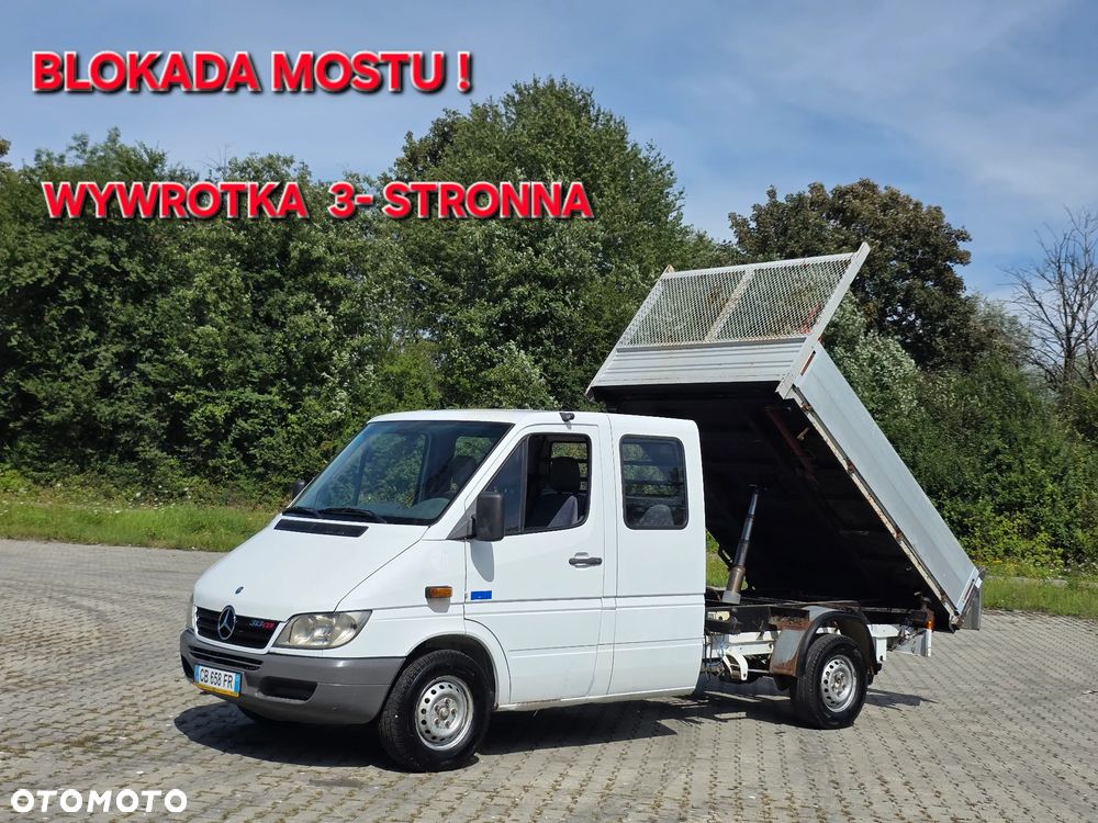 Mercedes-Benz Sprinter 313 CDI Doka/Dubel Kabina Wywrotka/Kiper 3-Stronny  ! Blokada Mostu ! Bez Korozji  ! - 1
