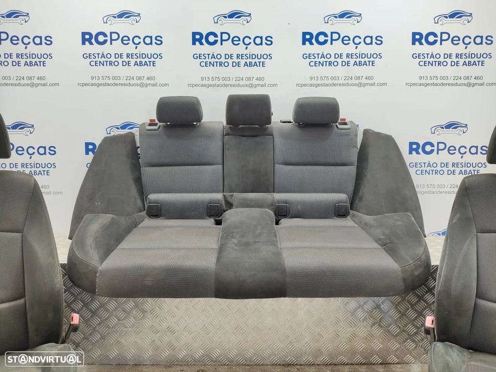 Conjunto Bancos Pack M Tecido Alcantara BMW Serie 3 E91 Touring Carrinha LCI 2008 a 2014 - 10