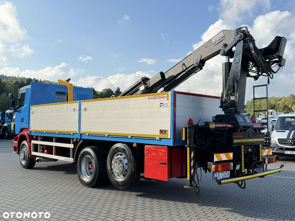 Scania R 400 LB 6x2 HDS Budowlanka Widły Oś Skrętna Super Stan - 18