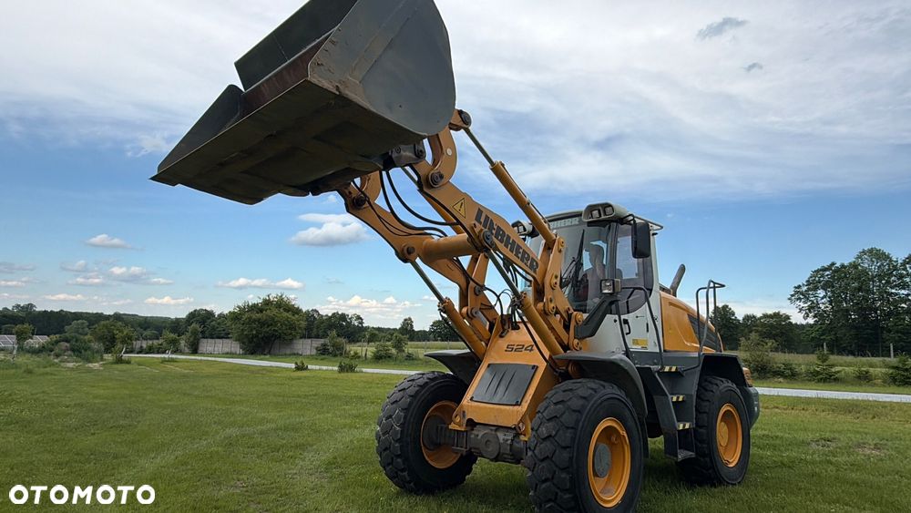 Liebherr Ładowarka Liebherr L524 KLIMA łyżka2,5m3+widły bezAdblue i Dpf szybkozłącze hydr. Cat Caterpillar 924K  924H  930K Volvo L60H / L70H Komatsu WA200-8 WA270-8JCB 426 427 - 12