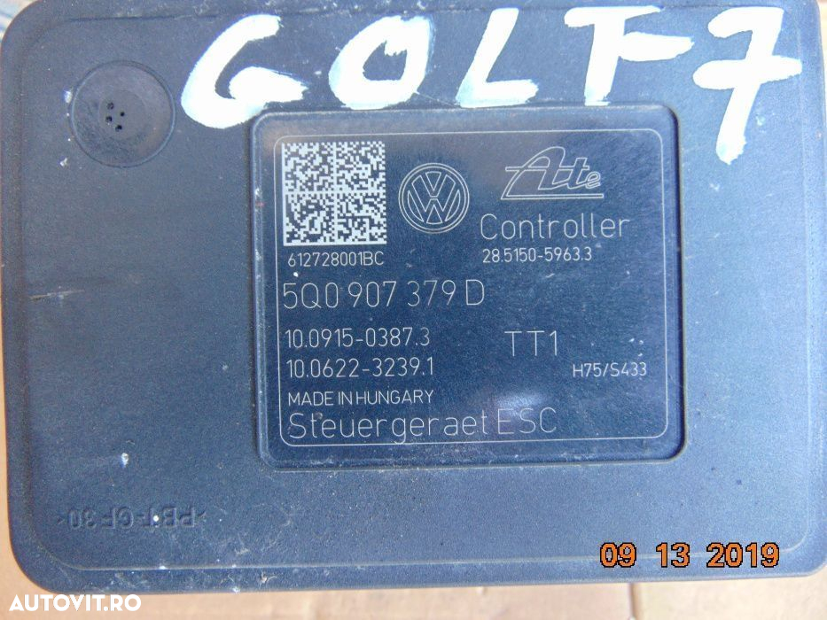 Pompa ABS VW Golf 7 Audi A3 8V Seat Leon 5F Skoda Octavia 3 ECU abs - 5