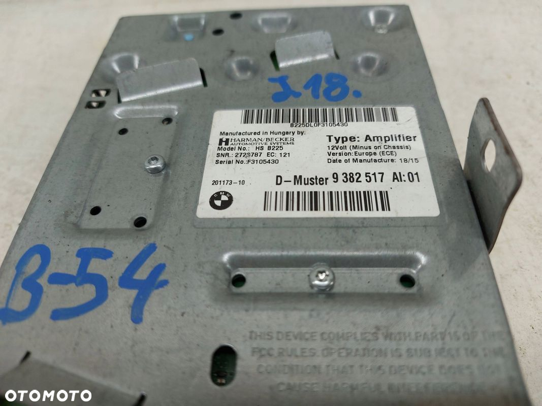 BMW 1 F20 F21 F30 F31 Harman Beckerwzmacniacz Audio - 2