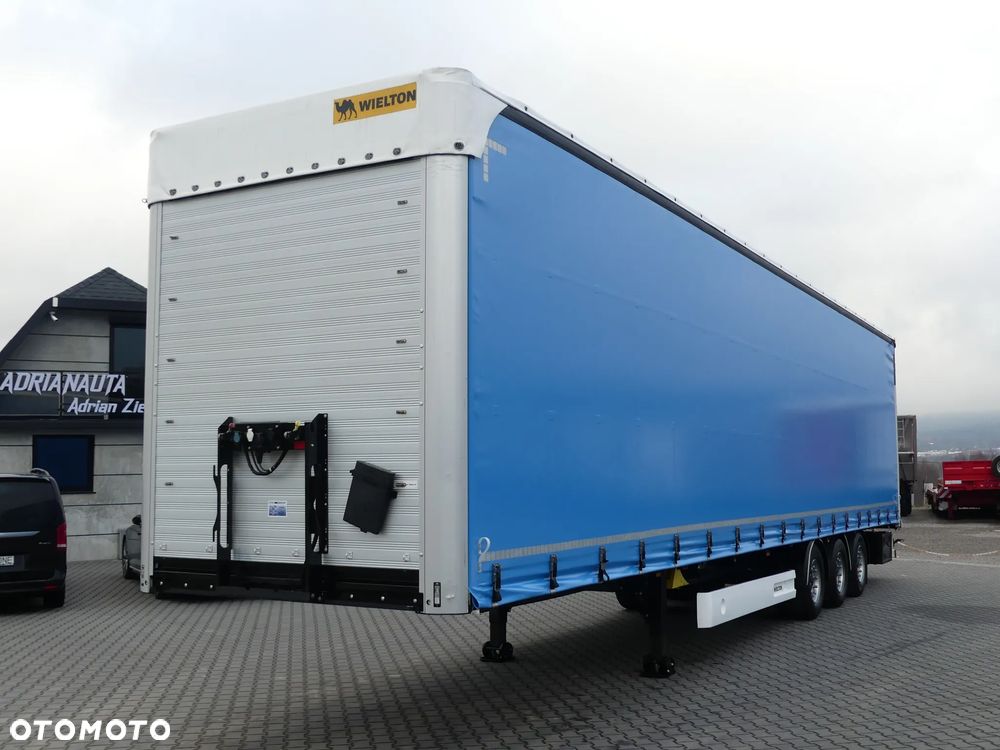 Wielton MEGA / FIRANKA / OŚ PODNOSZONA / DACH PODNOSZONY / - 1