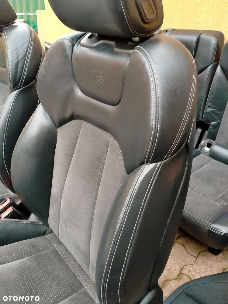 AUDI Q7 4M S-LINE / FOTEL FOTELE KANAPA BOCZKI TAPICERKA 5 OSOBOWA ISOFIX - 16
