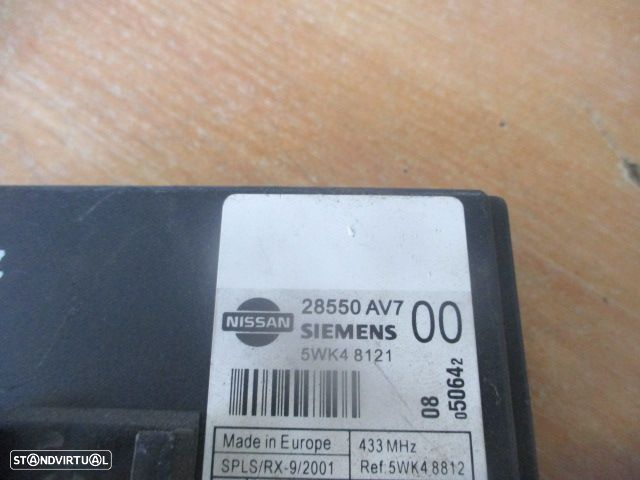 Modulo 28550AV700 NISSAN PRIMERA 2005 1.8I Unidade De Controle Do Motor - 2