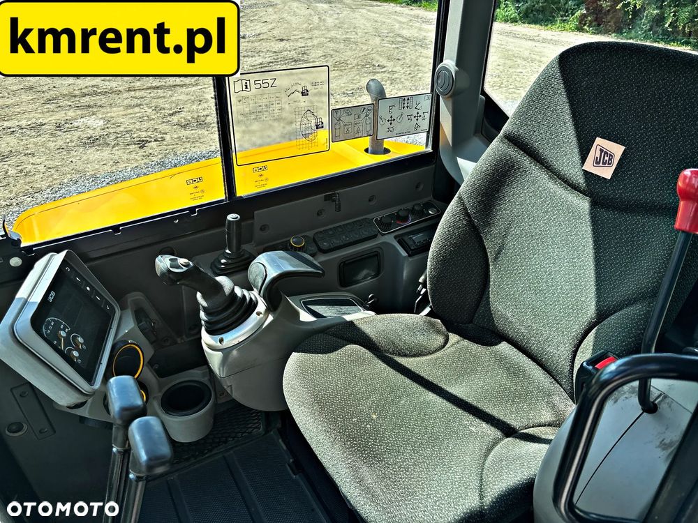 JCB 55Z-1 T3 MINI-KOPARKA 2019R | JCB 8030, 8035, 8040, 8050, 8055, YANMR VIO, KUBOTA KV, VOLVO ECR 48, KOMATSU PC50, VOLVO ECR25, CAT 308, 305 - 25