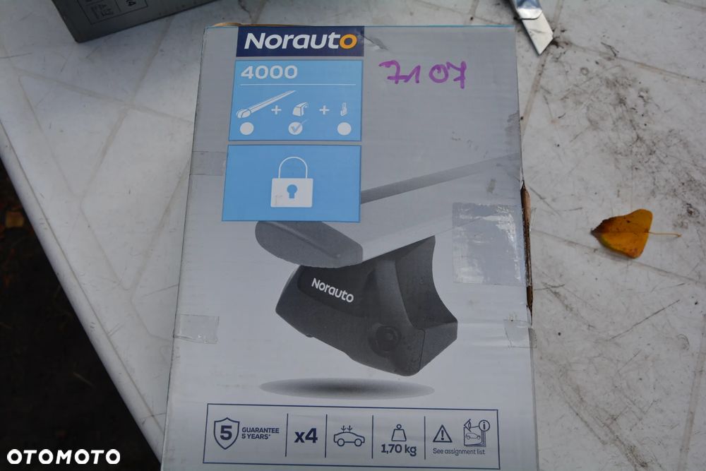 Thule/ Norauto Evo Clamp 7107 stopy nowe klucz - 2