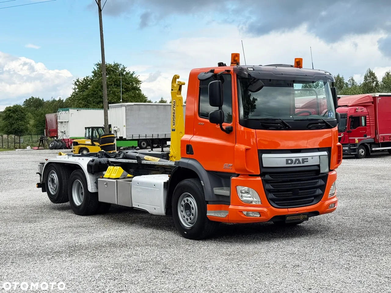 DAF CF 400 / 6X2 / HAKOWIEC / ZABUDOWA PALFINGER - 20 000 KG / Z NIEMIEC - 8
