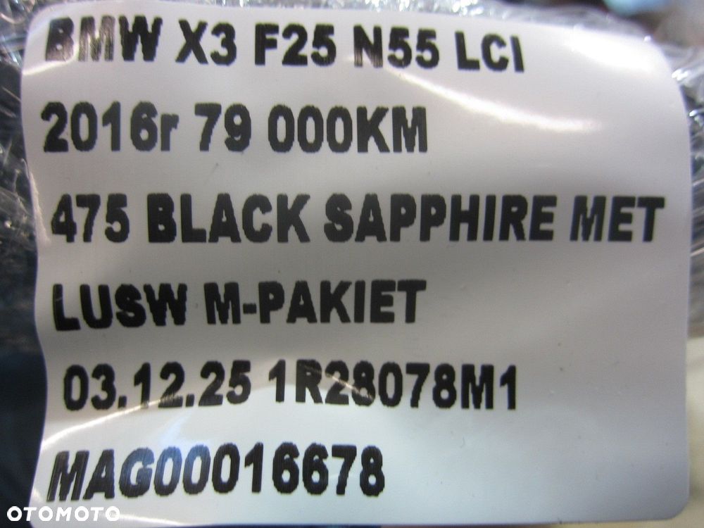 BMW X3 F25 F26 F30 LEWY PRZÓD KLAMKA KEYLESS 475 BLACK SAPPHIRE 51217207561 - 9