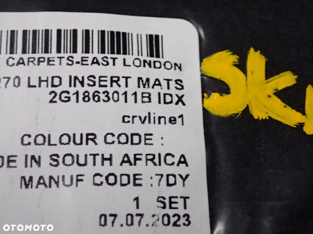 DYWANIKI VW POLO 2G1863011B - 4