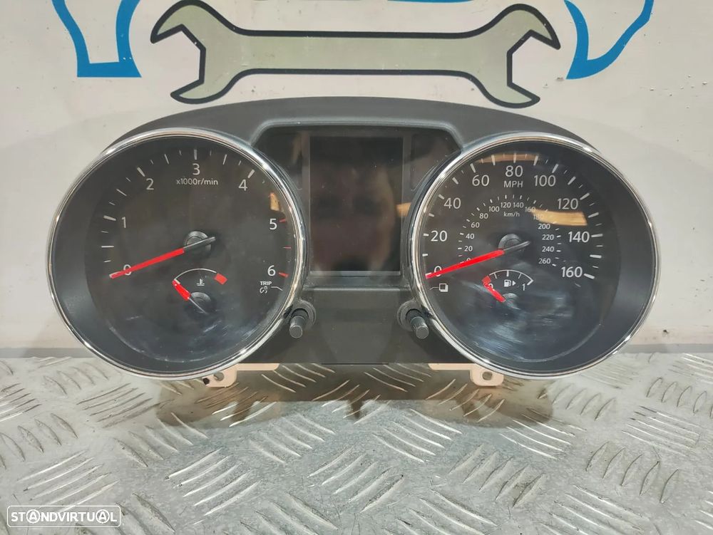 QUADRANTE MOSTRADOR PAINEL DE INSTRUMENTOS NISSAN QASHQAI I 1 MK1 J10 FACELIFT FASE 2 24810BR30C - 3
