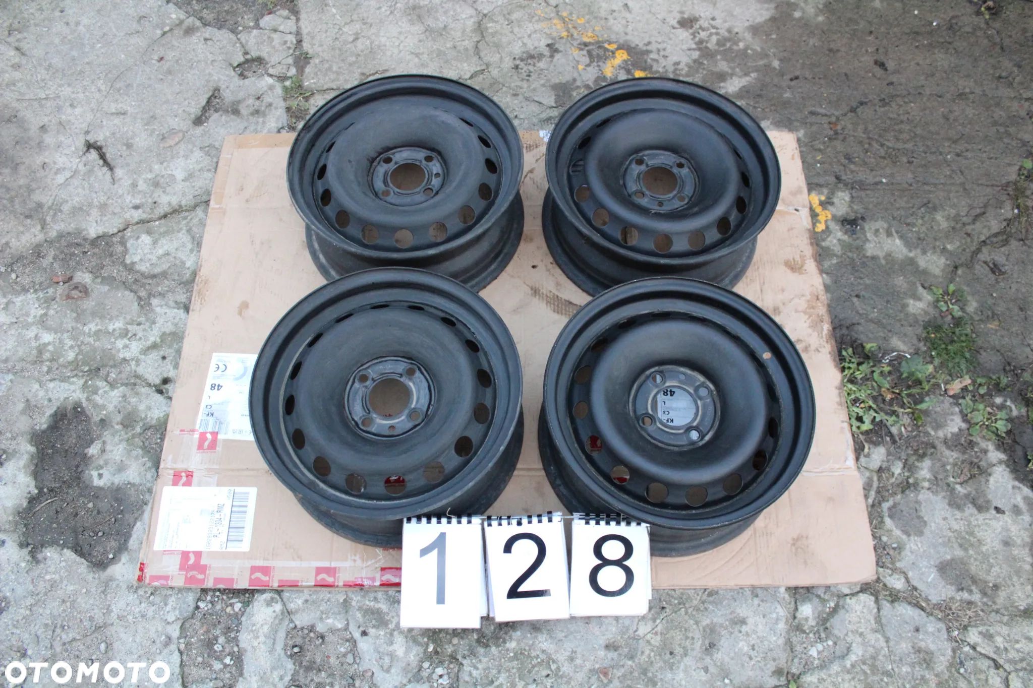 FELGI STALOWE RENAULT TWINGO2  4x100Ø60  5.5x14  ET29 - 1