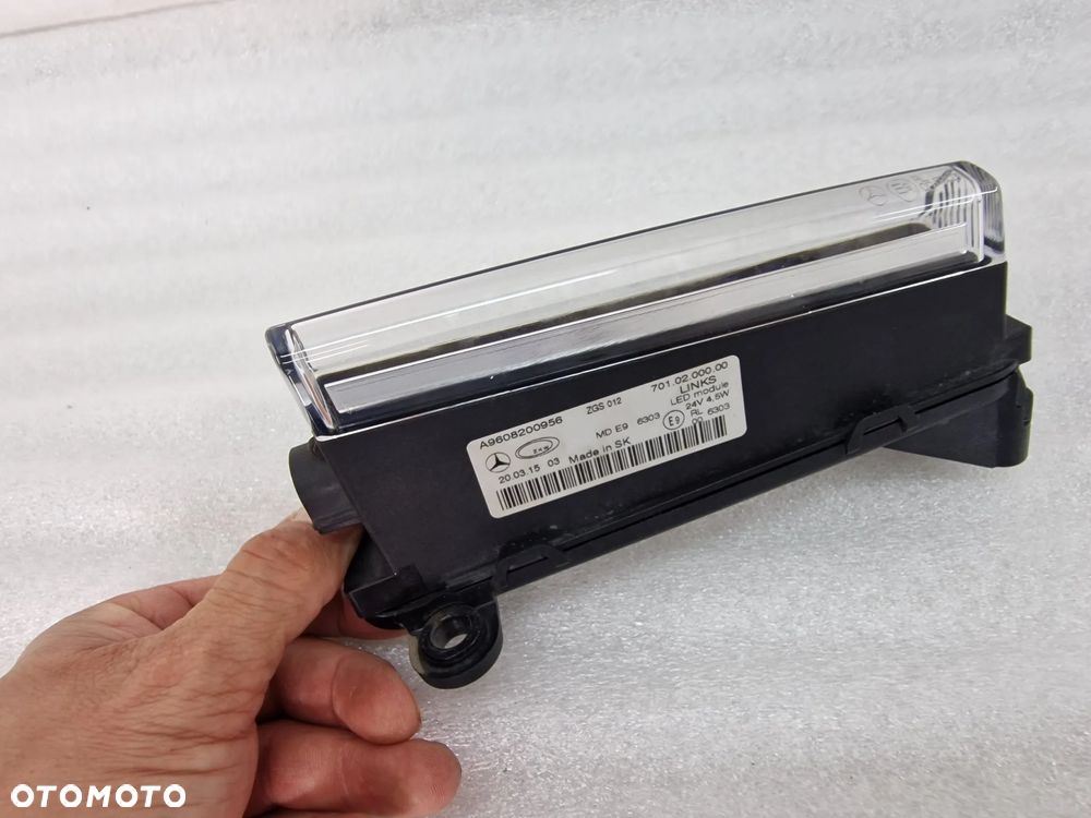 MERCEDES ACTROS MP4 W960 LEWY HALOGEN , LED / DRL , NR A9608200956 , NR AUKCJI H260 - 3