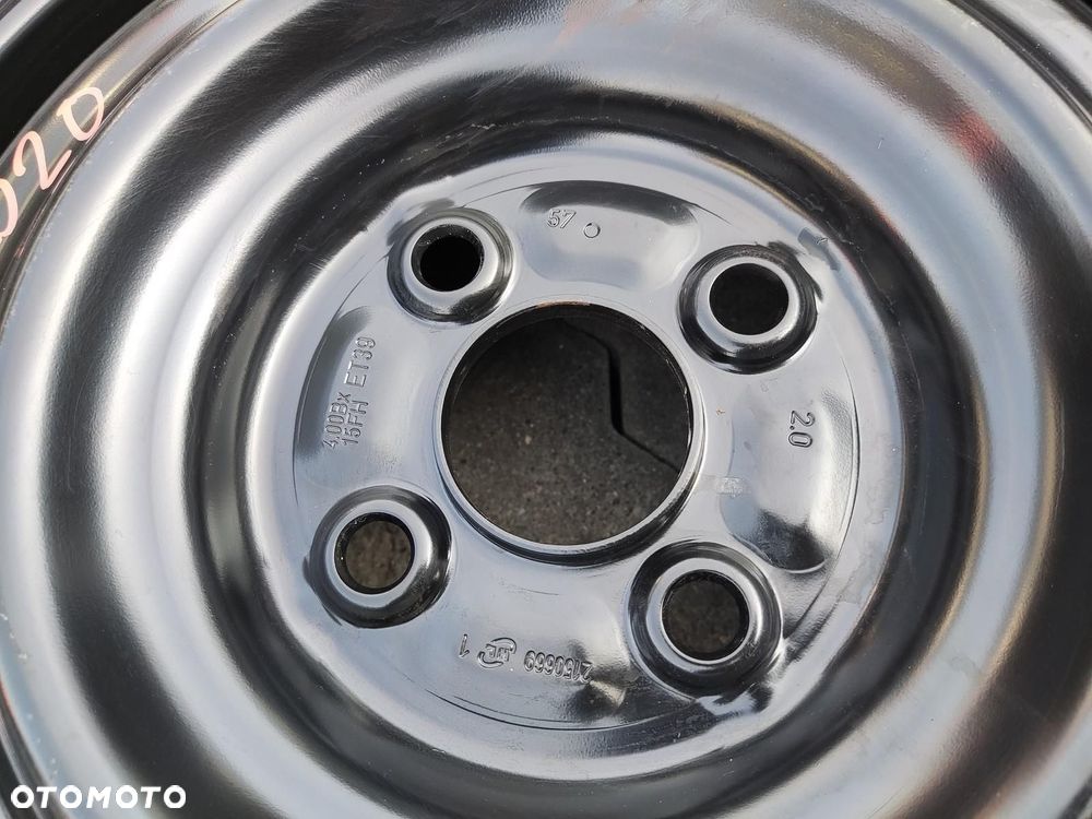 KOŁO DOJAZDOWE ZAPASOWE DOJAZDÓWKA 15 CITROEN C1 II 2014-2021 4X100 - 5