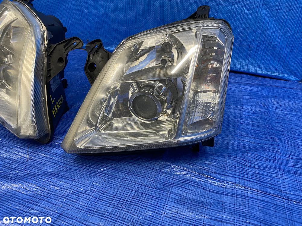 LAMPY LAMPA LEWA PRAWA LEWY PRAWY PRZÓD PRZEDNIA XENON KSEON OPEL MERIVA A LIFT 93321054 93321055 EUROPA ORYGINAŁ - 9