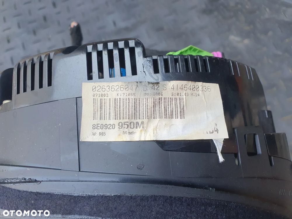 AUDI A4 B6 LICZNIK ZEGAR 8E0920950M 1.9TDI EUROPA - 3