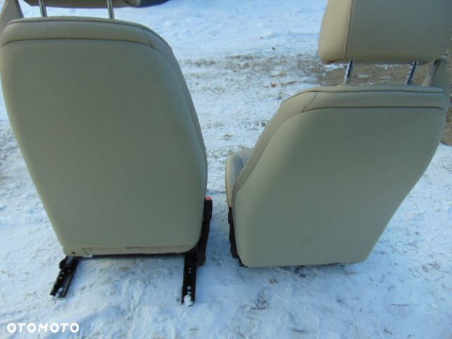 BMW Z4  E85 E86 LEWY FOTEL ładne super PODGRZEWANY FOTELE grzany skóra kremowa LUX - 10
