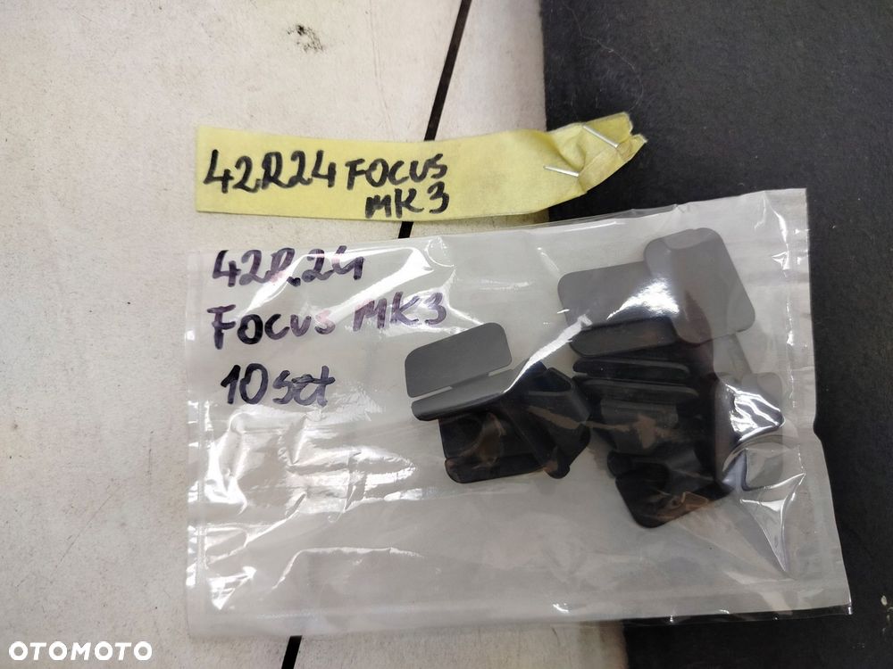 ford focus mk3 10r- wygłuszenie wyciszenie podbitka maski+spinki - 3