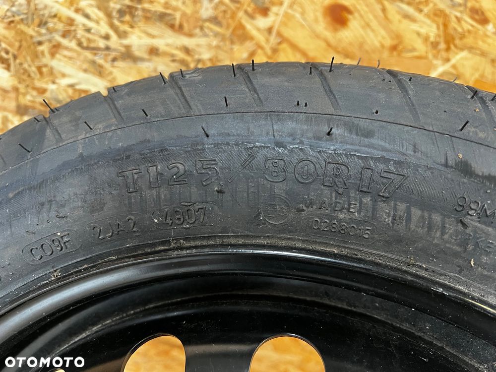 AUDI A4 B6 B7 T125/80/17 Koło dojazdowe Dojazdówka Zapas 8E0601027C - 2