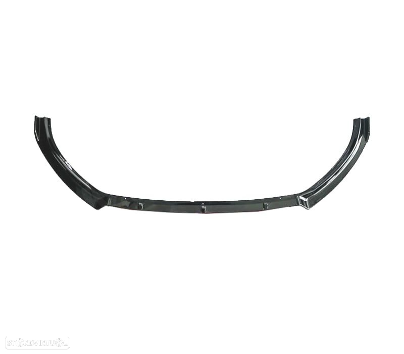 SPOILER LIP FRONTAL VOLKSWAGEN GOLF MK7 12-16 PRETO BRILHANTE - 2