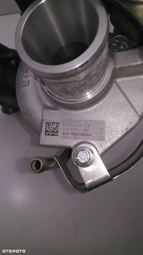 TURBINA 0.9 TCE 90KM 109KM CLIO IV 144103742R 49373-04001 - 2
