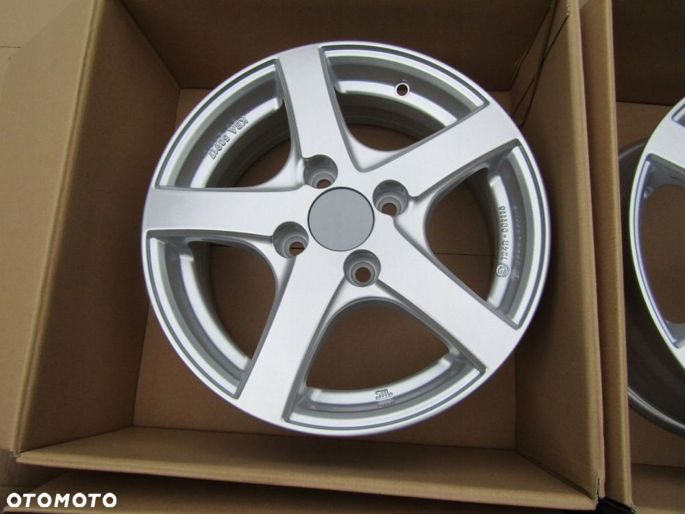 4x Felgi 14 Toyota Aigo I II Citroen C1 I II Peugeot 107 108 Alutec Germany - 7