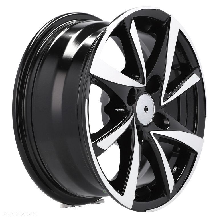 4x Felgi 13 4x100 4x108 TOYOTA Yaris VW Polo Picanto - BK575 - 8