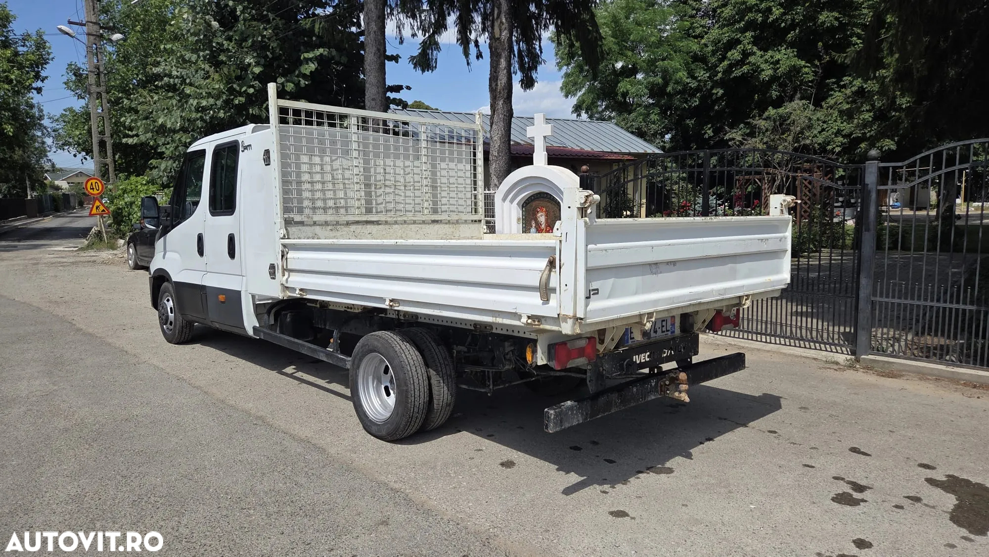 Iveco Daily 35-140 cabina 6 locuri, bena basculabila, import, posibilitate leasing - 13