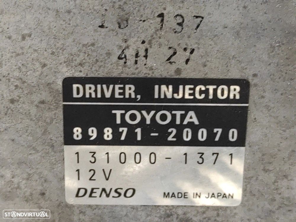 CENTRALINA MOTOR UCE TOYOTA COROLLA VERSO 2006 -8987120070 - 2