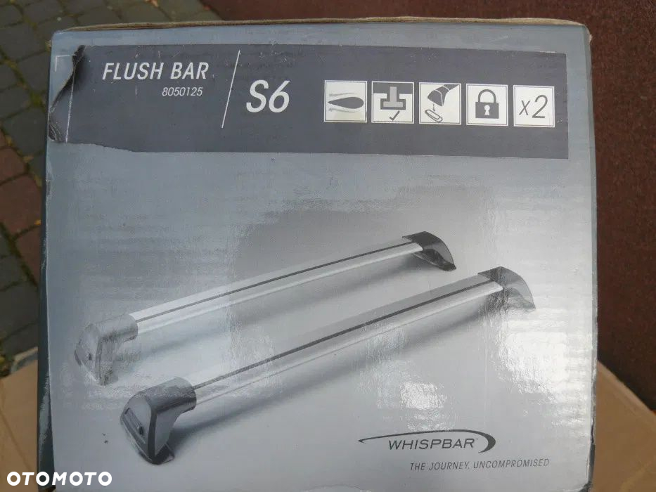 WHISPBAR FLUSH BAR S6 alu klucz tanio bagażnik dachowy - 4