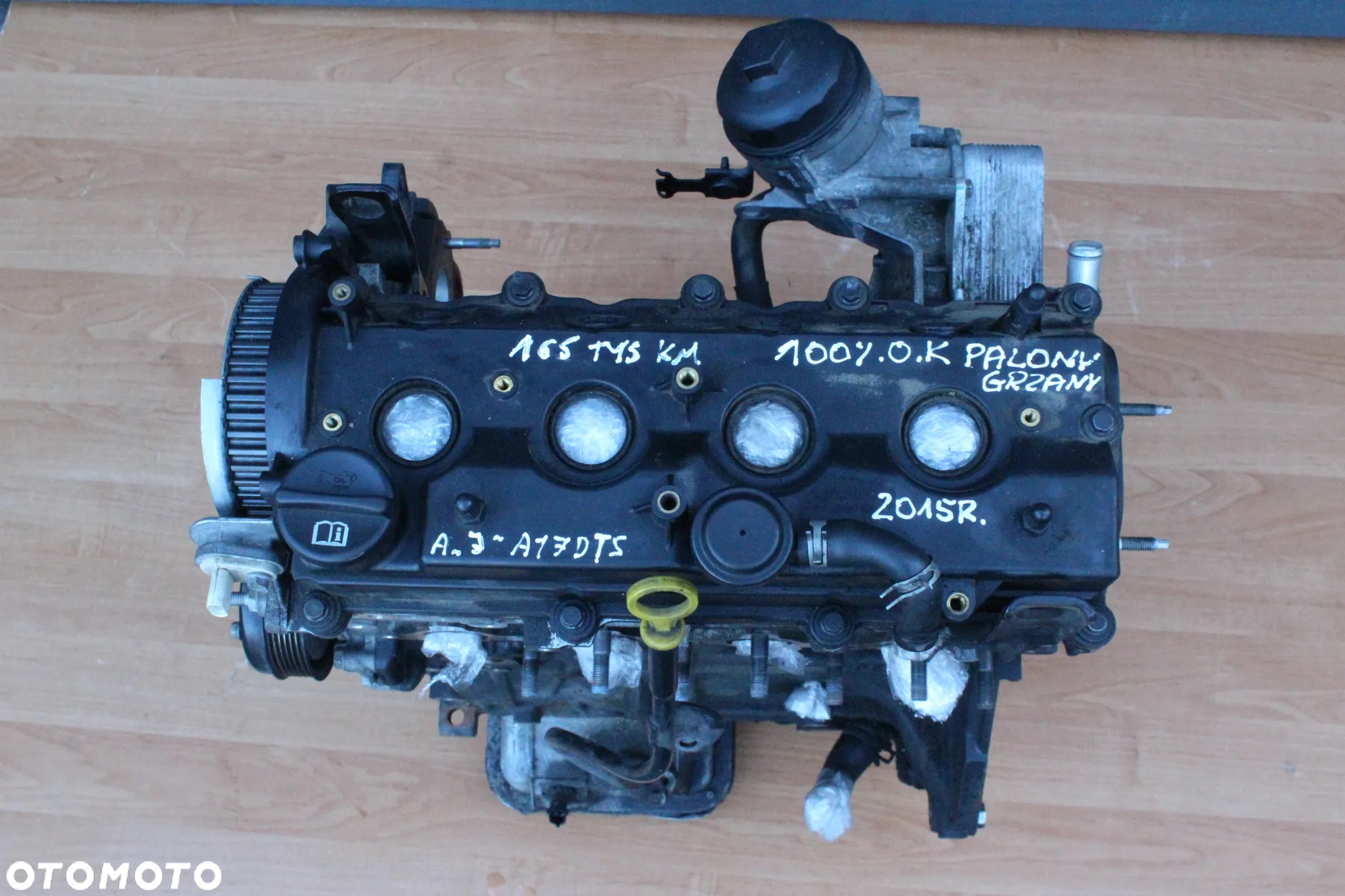 SILNIK SŁUPEK OPEL ASTRA J MERIVA B MOKKA 1.7 CDTI A17DTS 165000km NIEMCY 2015 ROK - 2