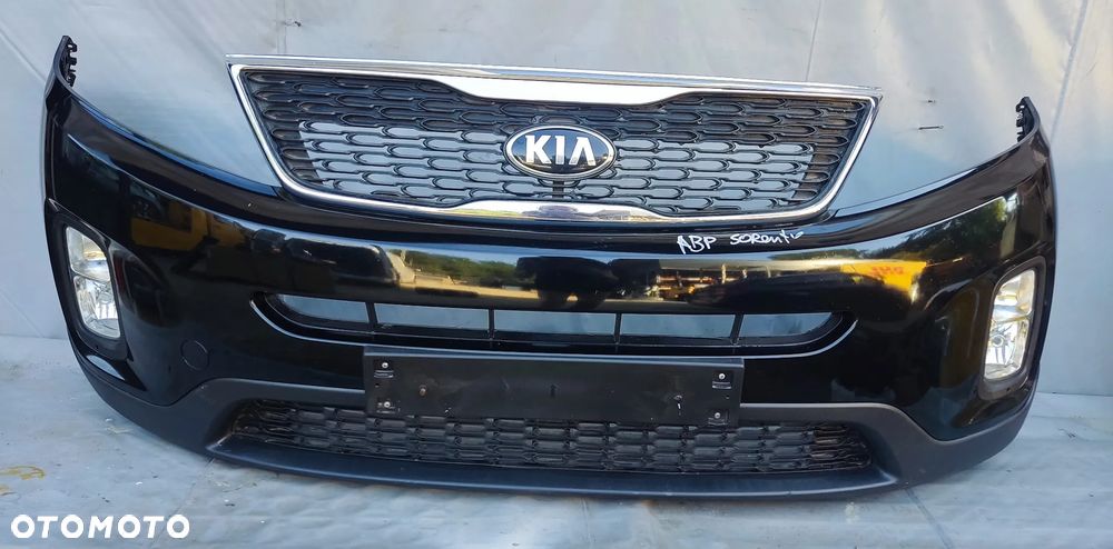KIA SORENTO 2 II LIFT ZDERZAK PRZEDNI PRZÓD ABP KOMPLETNY HALOGENY GRILL