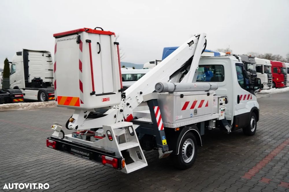 Iveco 35-140 / Platformă de lucru aeriană / FRANCE ELEVATEUR 141 TLE / 4 SUPPORTURI / MANUALĂ / 2020 - 12