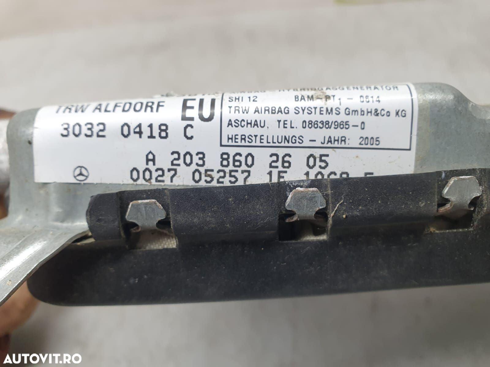 Airbag usa dreapta fata a2038602605 Mercedes-Benz C-Class W203 [2000 - 2