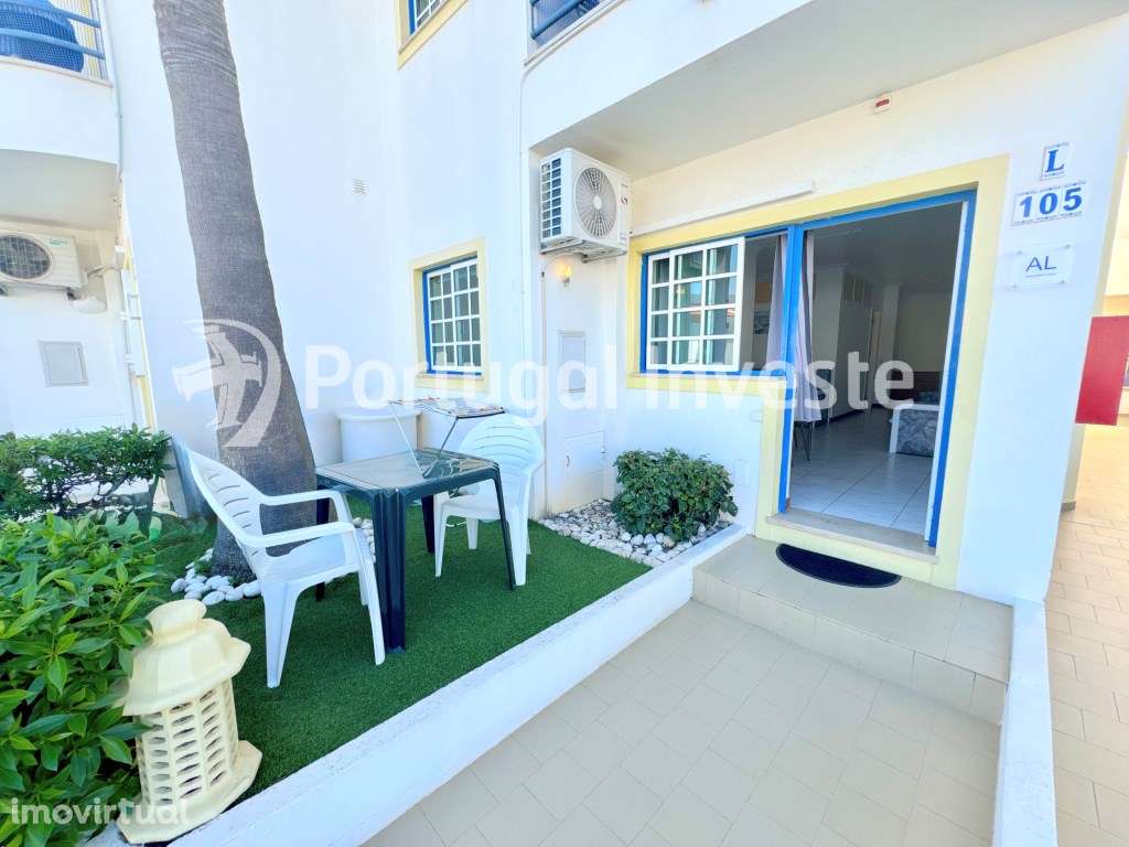 Apartamento T0+1 com Logradouro a 500m da Praia de Albufeira - Grande imagem: 2/20