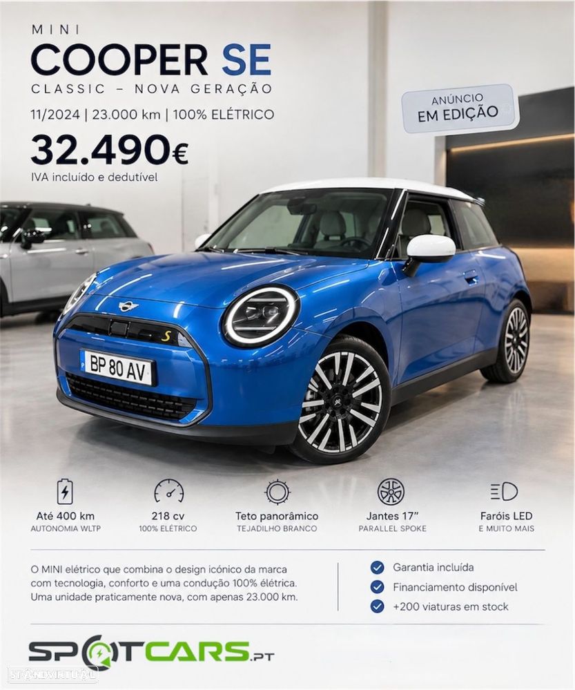 MINI 3 Portas Cooper SE Classic M - 1