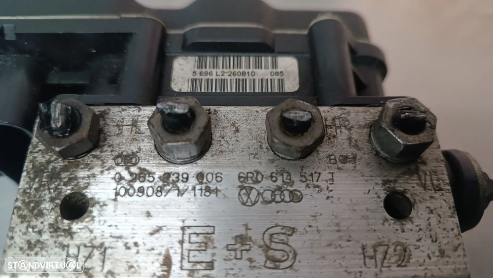 MODULO ABS SEAT IBIZA IV 6J / VOLKSWAGEN POLO V 6R REF: 6R0614517J 0265239006 6R0907379AA - 2