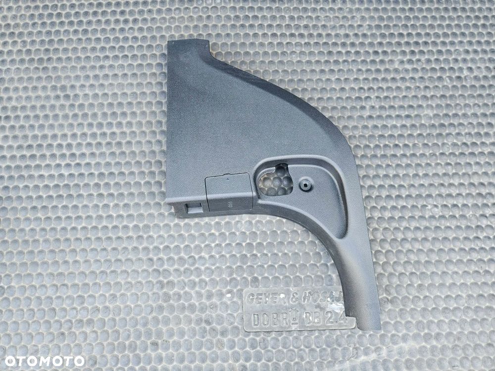 Osłona Słupka Progu Plastik Zaślepka Tapicerka Wnętrza Czarne BMW 3 E90 E91 LCI Lift - 4