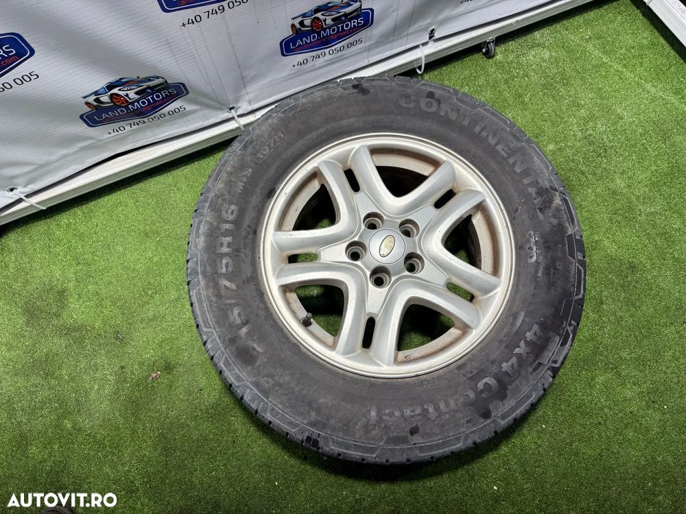 JANTE LAND ROVER R16 / 5x108 / FREELANDER 2 / 215/75 R16 M+S 107H / E-DOT / 6,5JX18 CH ET50 /  + CAUCIUCURI (X4) - 4