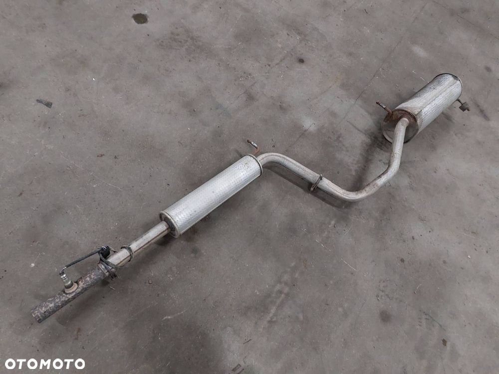 TŁUMIK WYDECH ŚRODKOWY + KOŃCOWY SKODA FABIA I 1.4 16V - 6