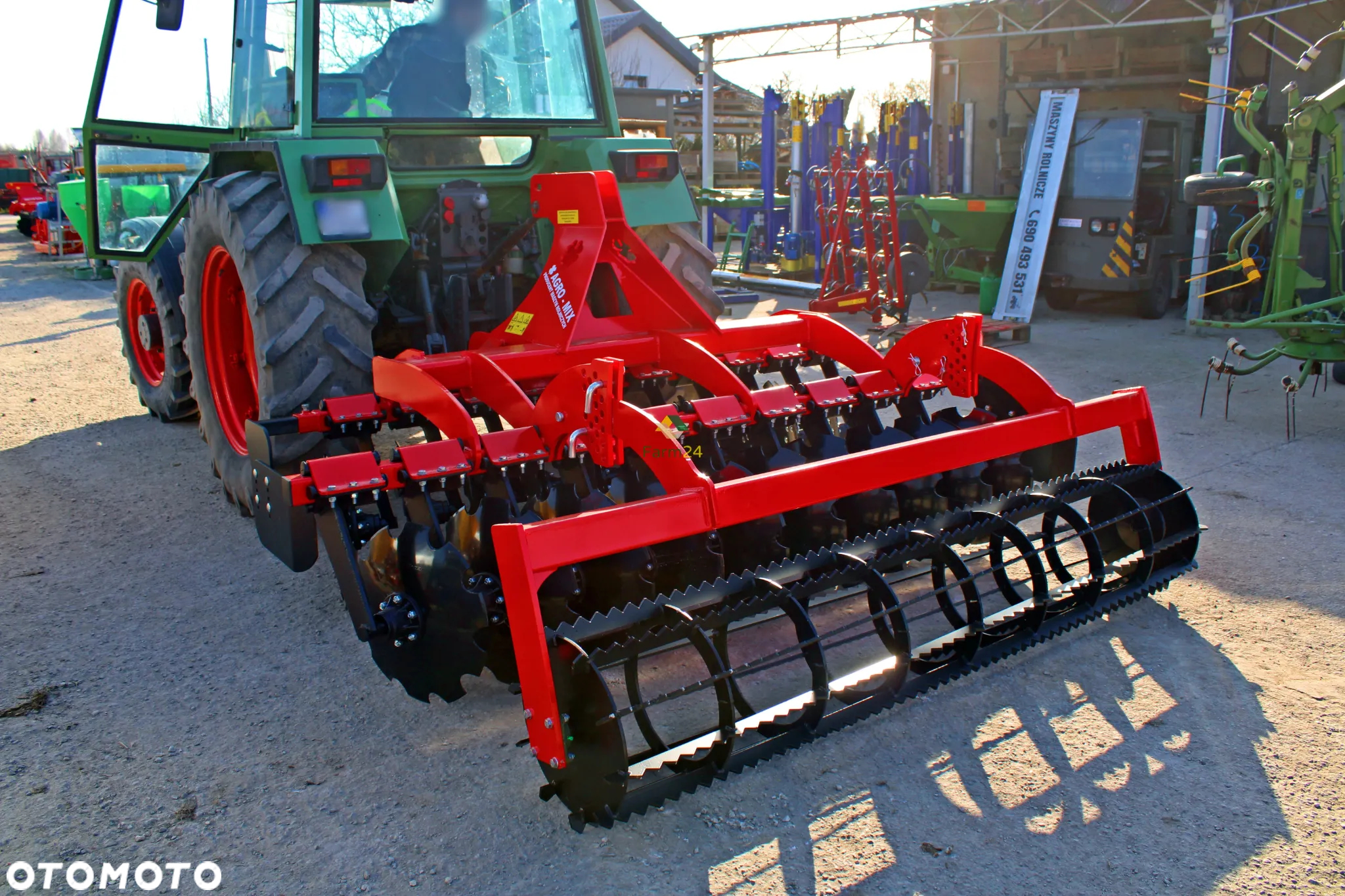 Brona talerzowa 2.5m 2.7m 3.0m TALERZ 560 Talerzówka wał rurowy strunowy Brona kompaktowa Agregat bez hydropaku - 6