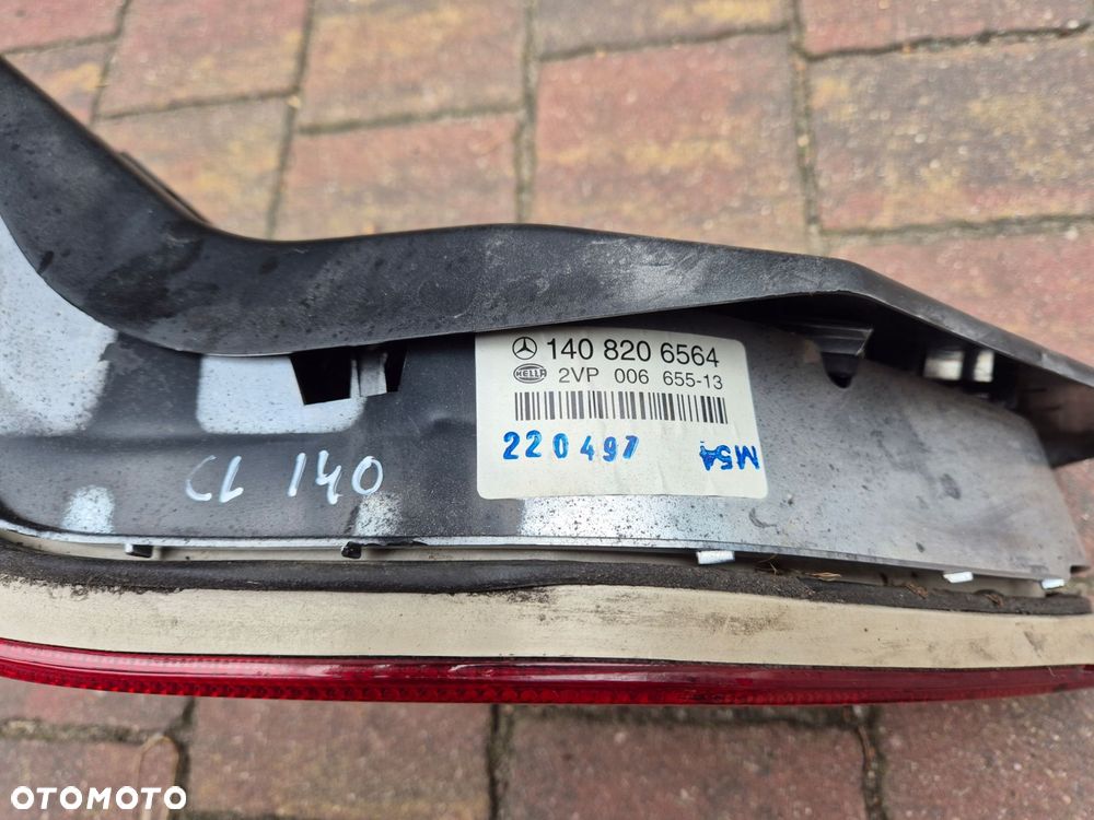 lampa prawy lewy tyl mercedes cl 140 coupe - 5