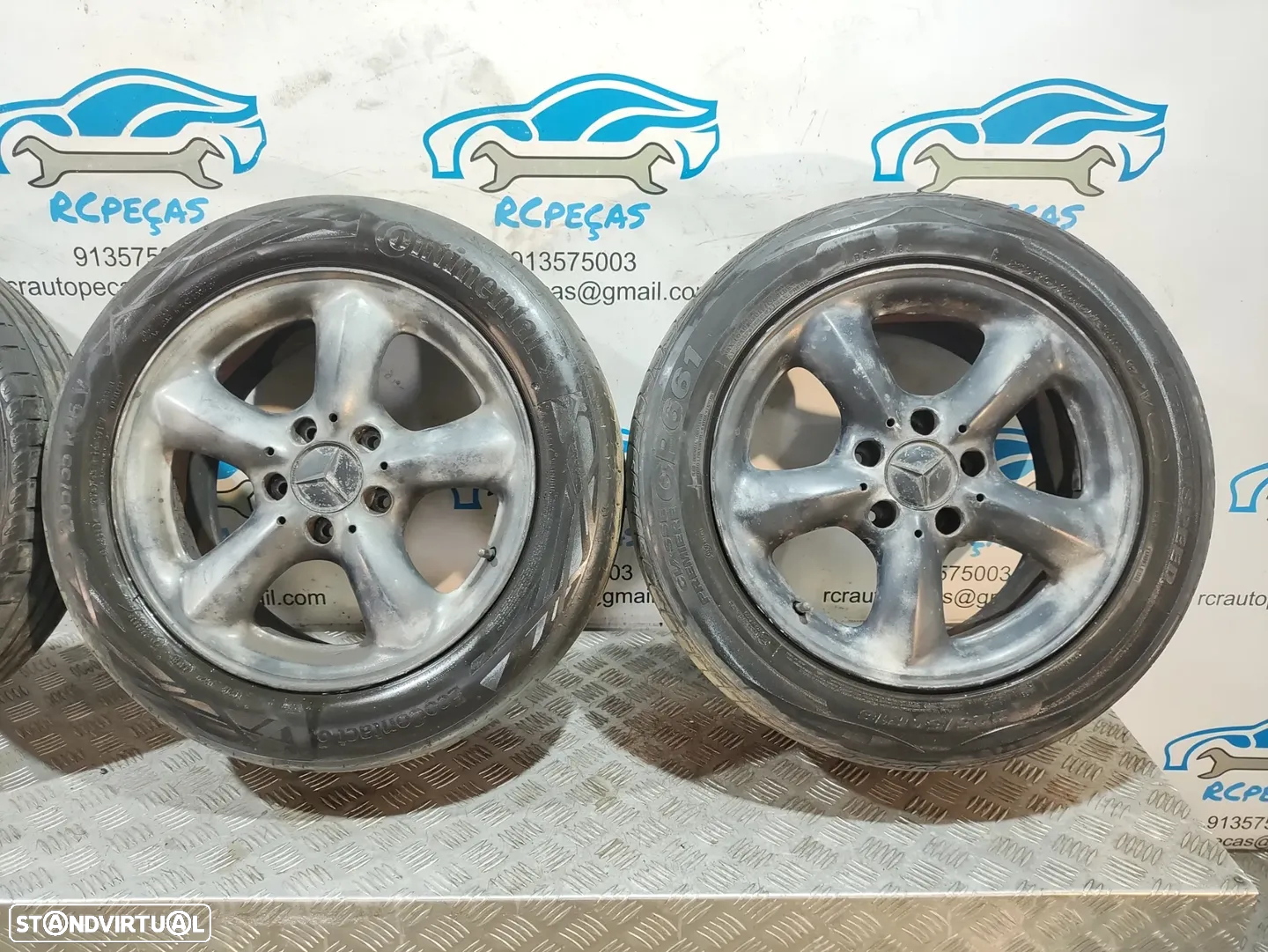 Jantes 16" Mercedes Benz - SLK R170 - ORIGINAIS - 7J - 8J | ET37 - ET30 | 5x112 - 16 Polegadas | A1704010802 |  A1704010702 | Jante | 5 x 112 | 225 50 16 - 205 55 16 | Pneus - 4