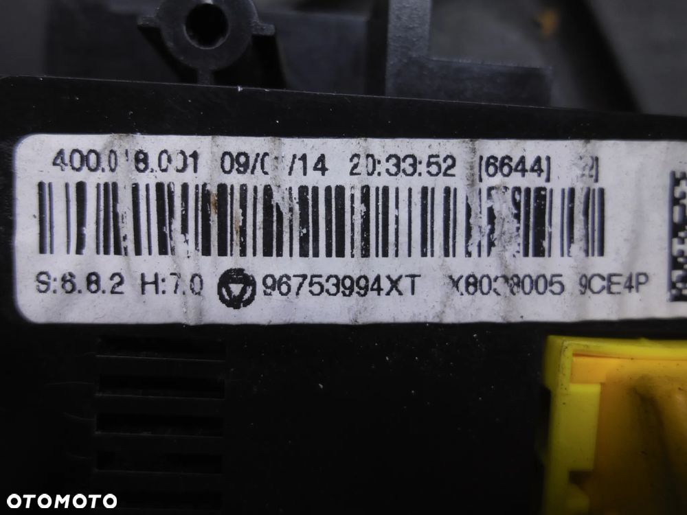 Citroen DS3 09-14 Panel nawiewu klimatyzacji 96753994XT + WTYCZKI INSTALACJA - 5