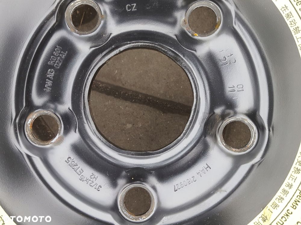 VW GOLF VI V TOURAN EOS KOŁO DOJAZDOWE 16 5X112 LEWAREK WKŁAD - 7