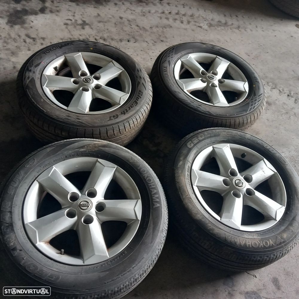 Conjunto jantes especiais Nissan Qashqai pneus bons 215 65 R16 - 1