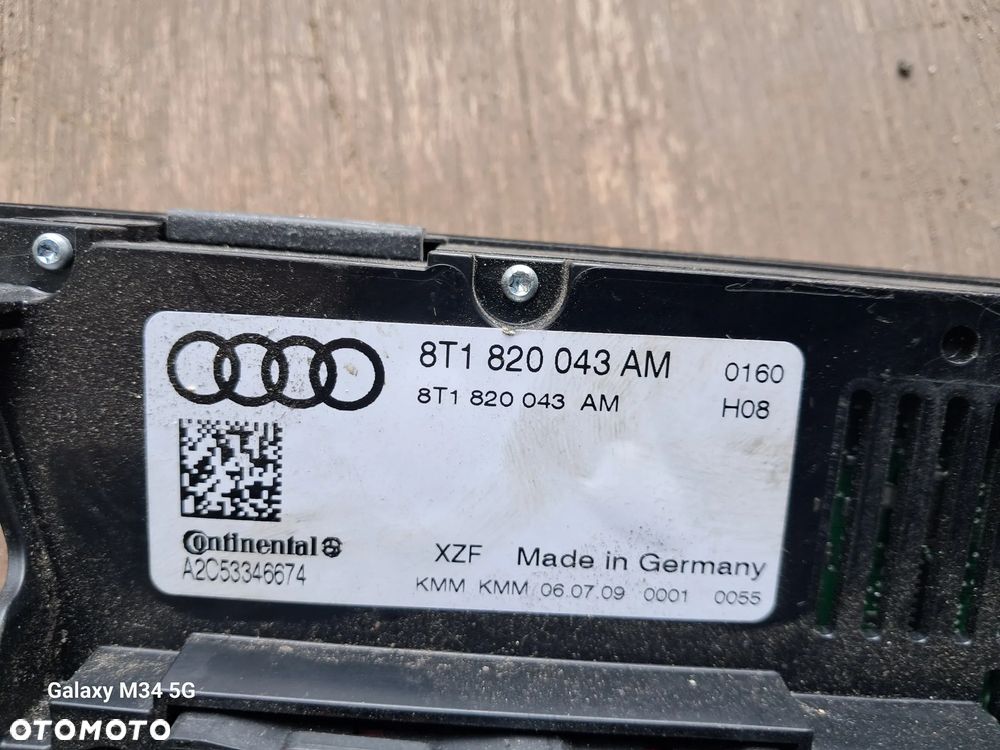 Panel Sterowania Klimatyzacji Nawiewu Audi A4 B8 A5 Q5 8T1820043AM - 4